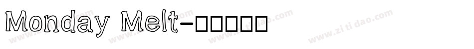 Monday Melt字体转换